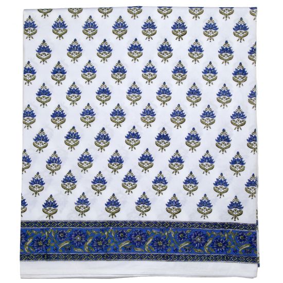 Blossom Flat and Fitted Sheets - Blue